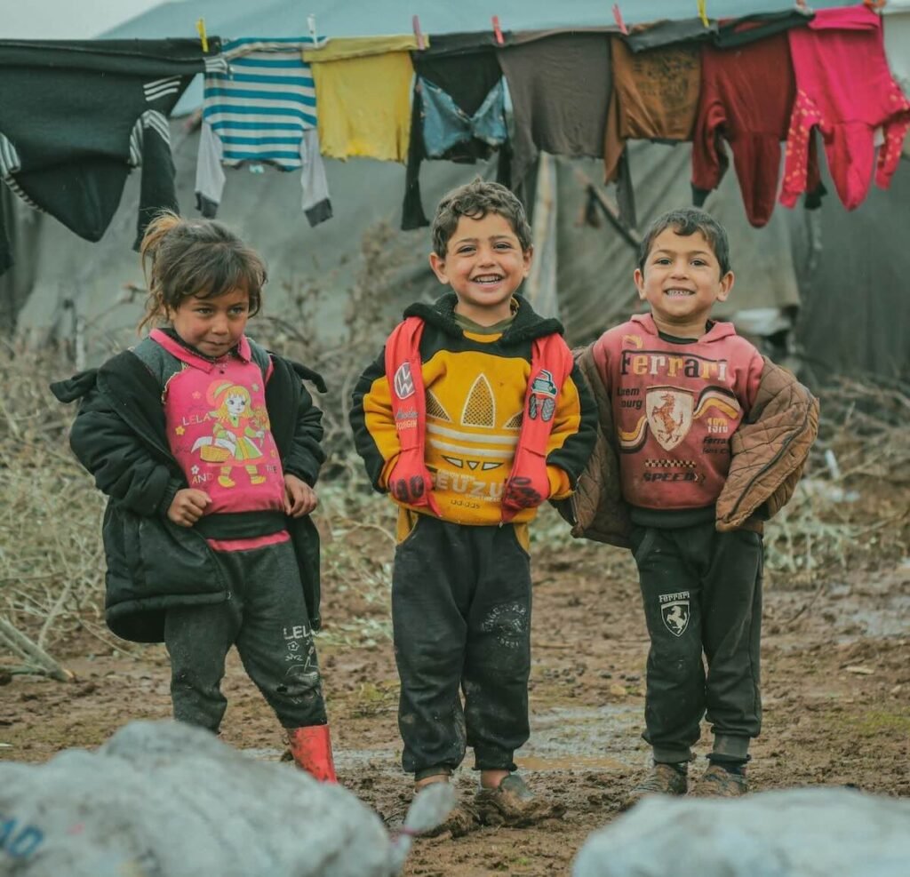 refugee camp children